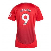 Billiga Manchester United Rasmus Hojlund #9 Hemma fotbollskläder Dam 2024-25 Kortärmad